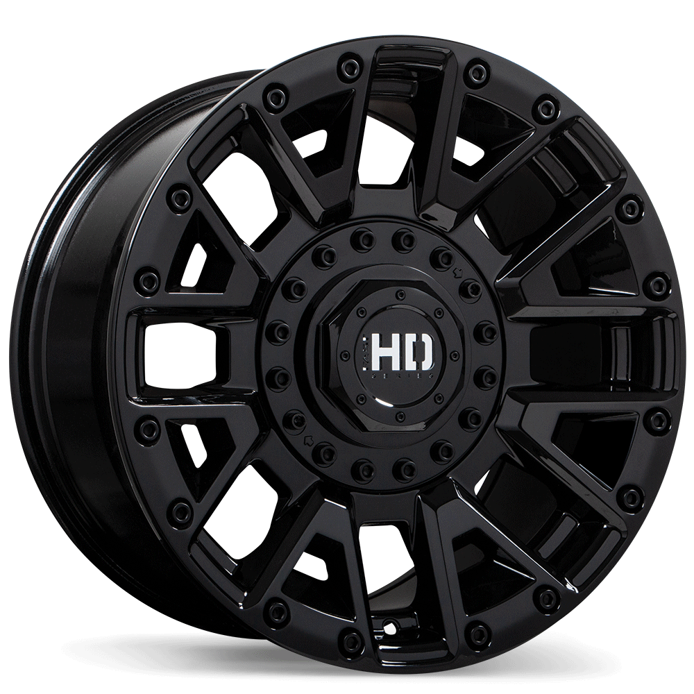 FAST HD KNUCKLES 20X10.0 6X135 / 139.7MM +0 93.1 GLOSS BLACK