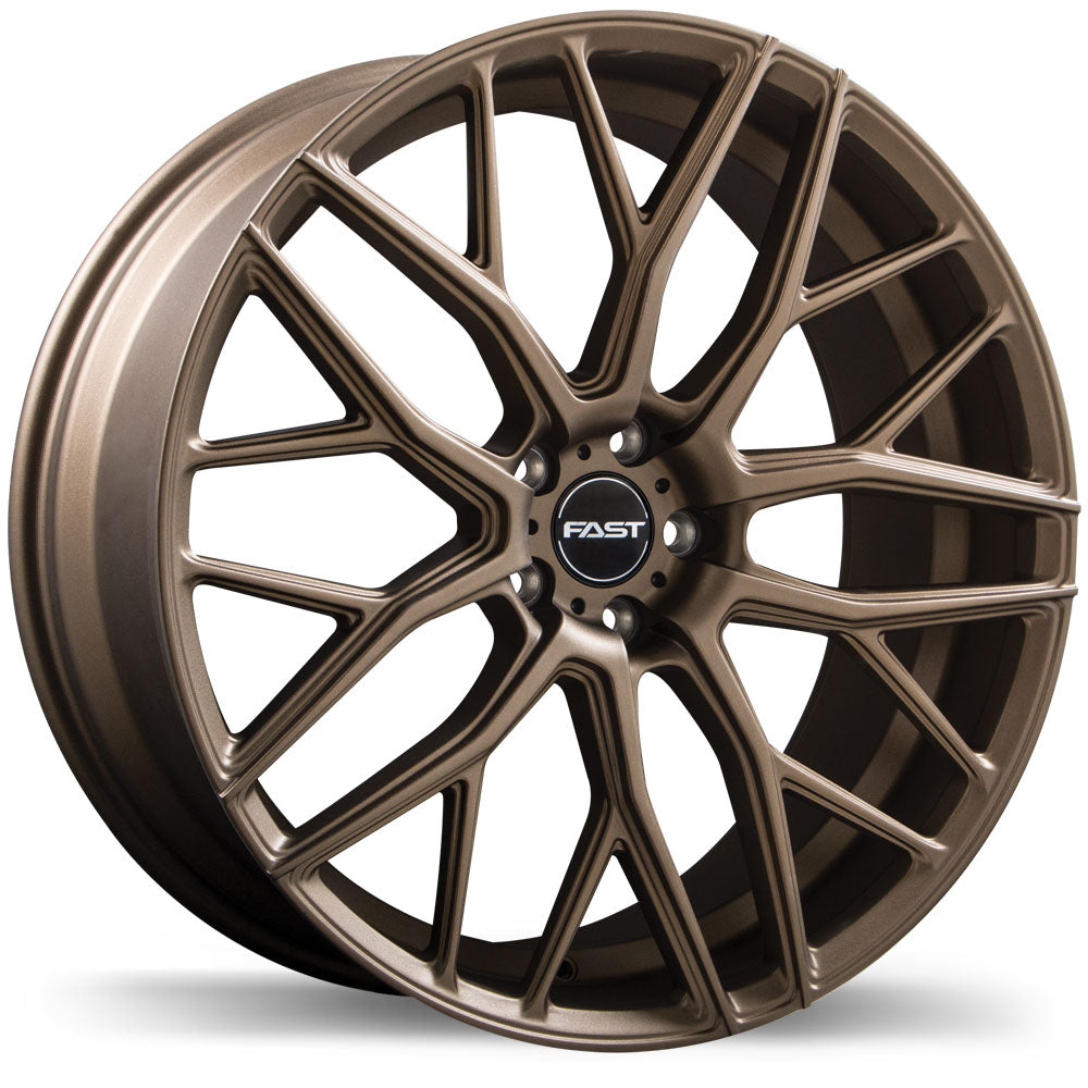 Fast Wheels Vybz 19x8.5 5x112mm +40 72.6 Satin Bronze