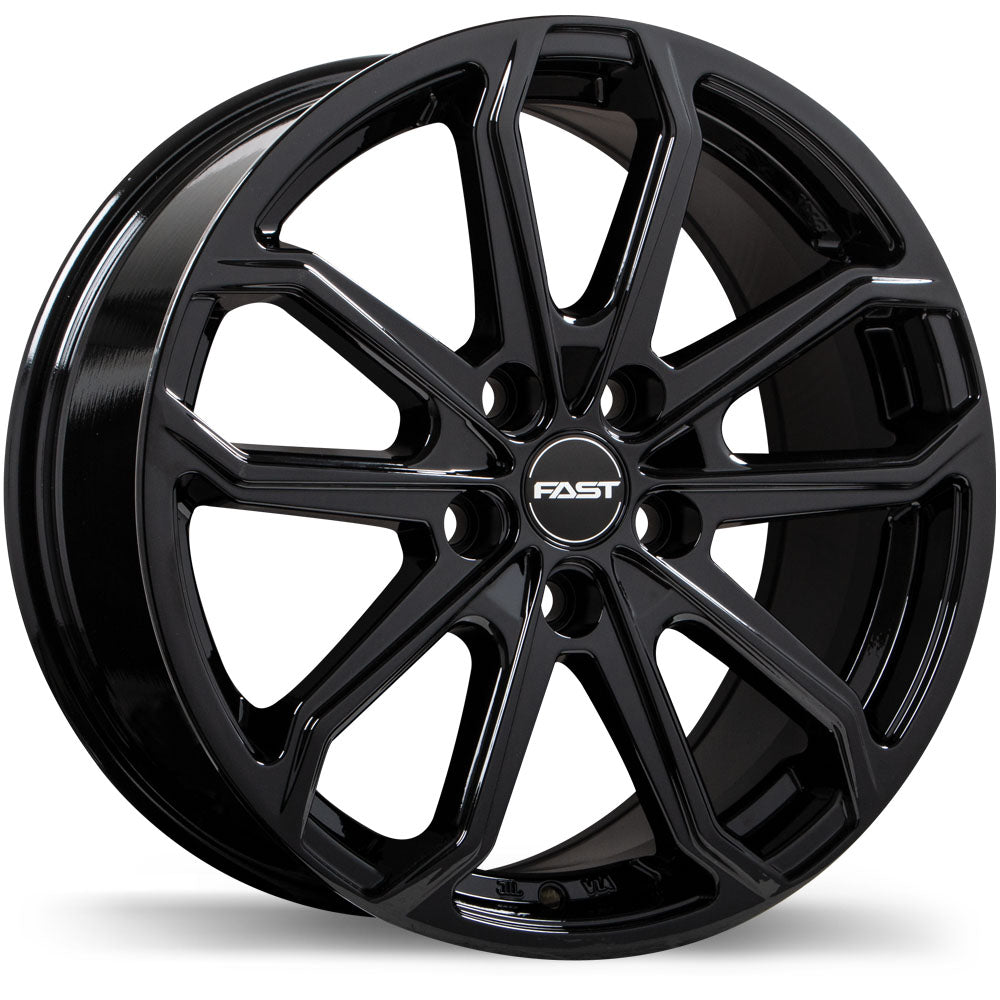 Fast Wheels Impression 19x8.5 5x114.3mm +45 72.6 Gloss Black