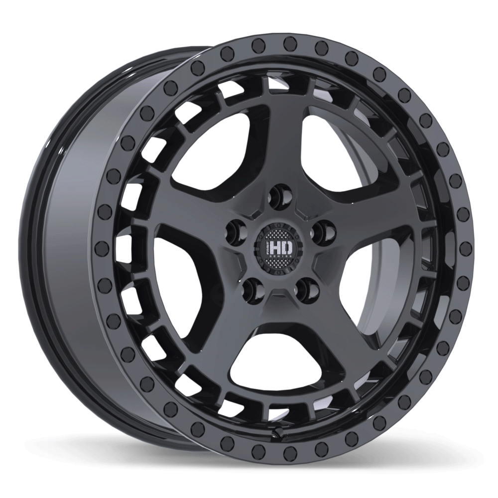 FAST HD OVERLAND 18X7.5 5X114.3MM +40 72.6 GLOSS BLACK