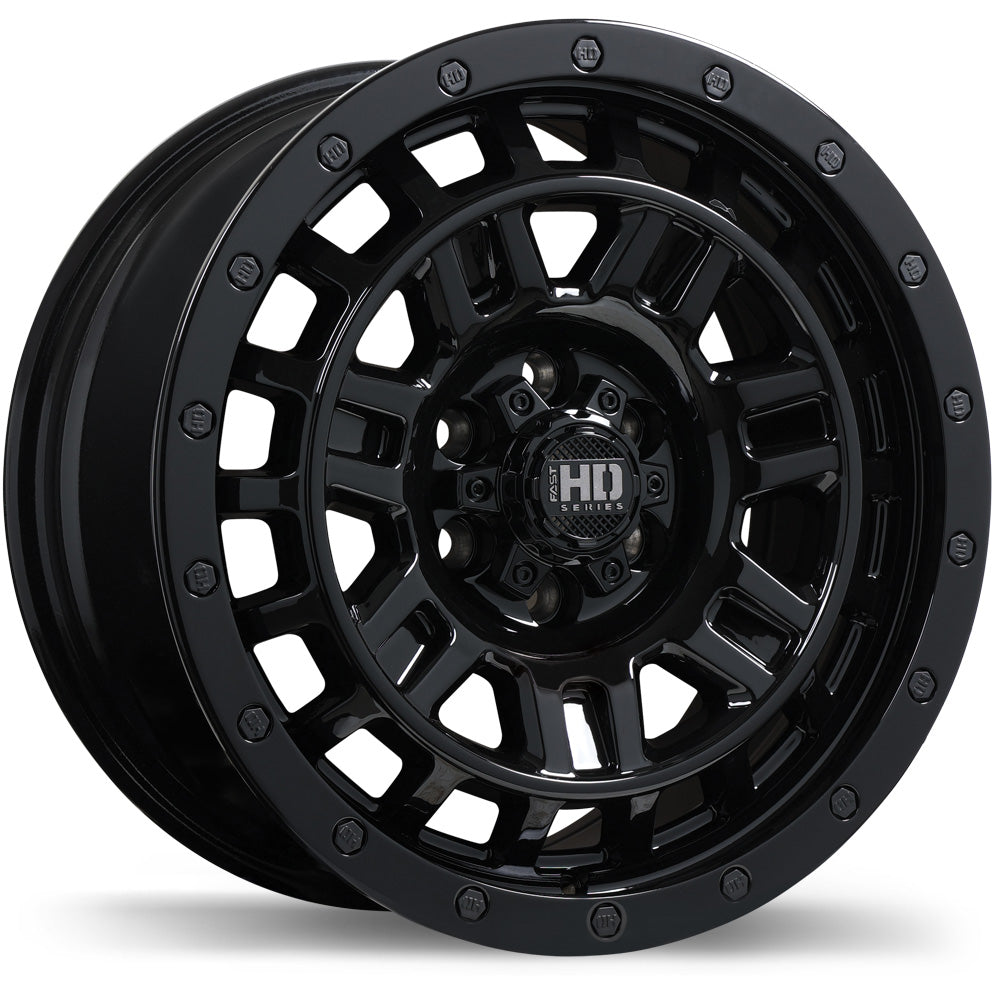 Fast HD K-O 17x8.0 6x139.7mm +40 93.1 Gloss Black