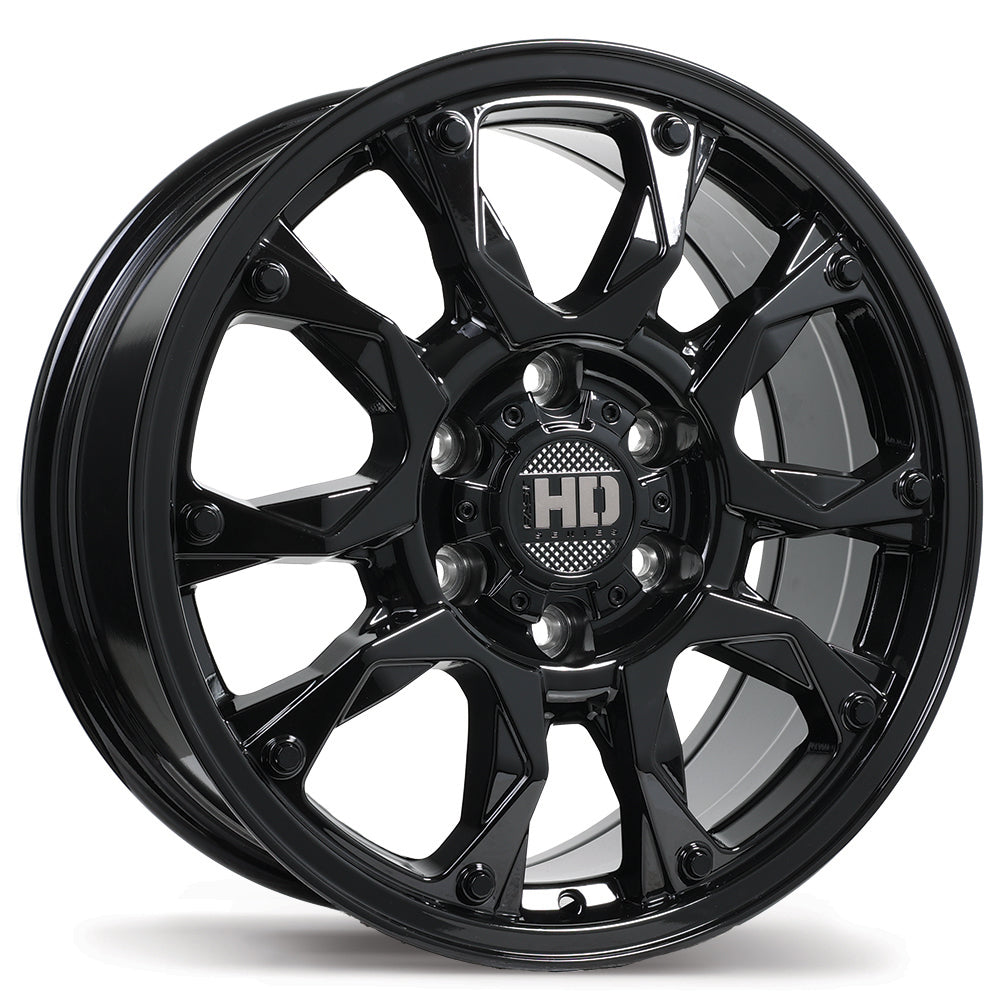 Fast HD Series Tactical 17x8.0 6x139.7mm 24 95.1 Gloss Black