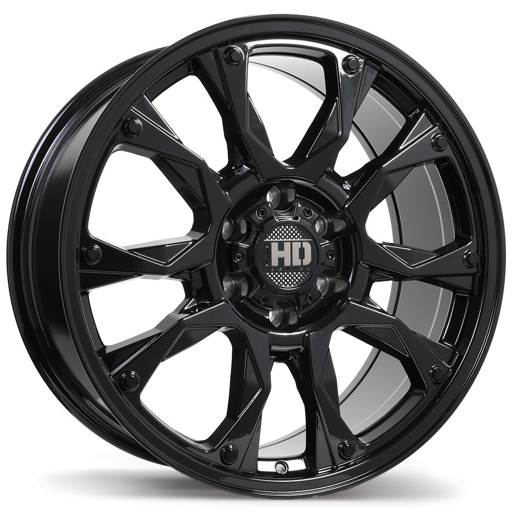 Fast HD Series Tactical 20x9.0 6x139.7mm 28 78 Gloss Black