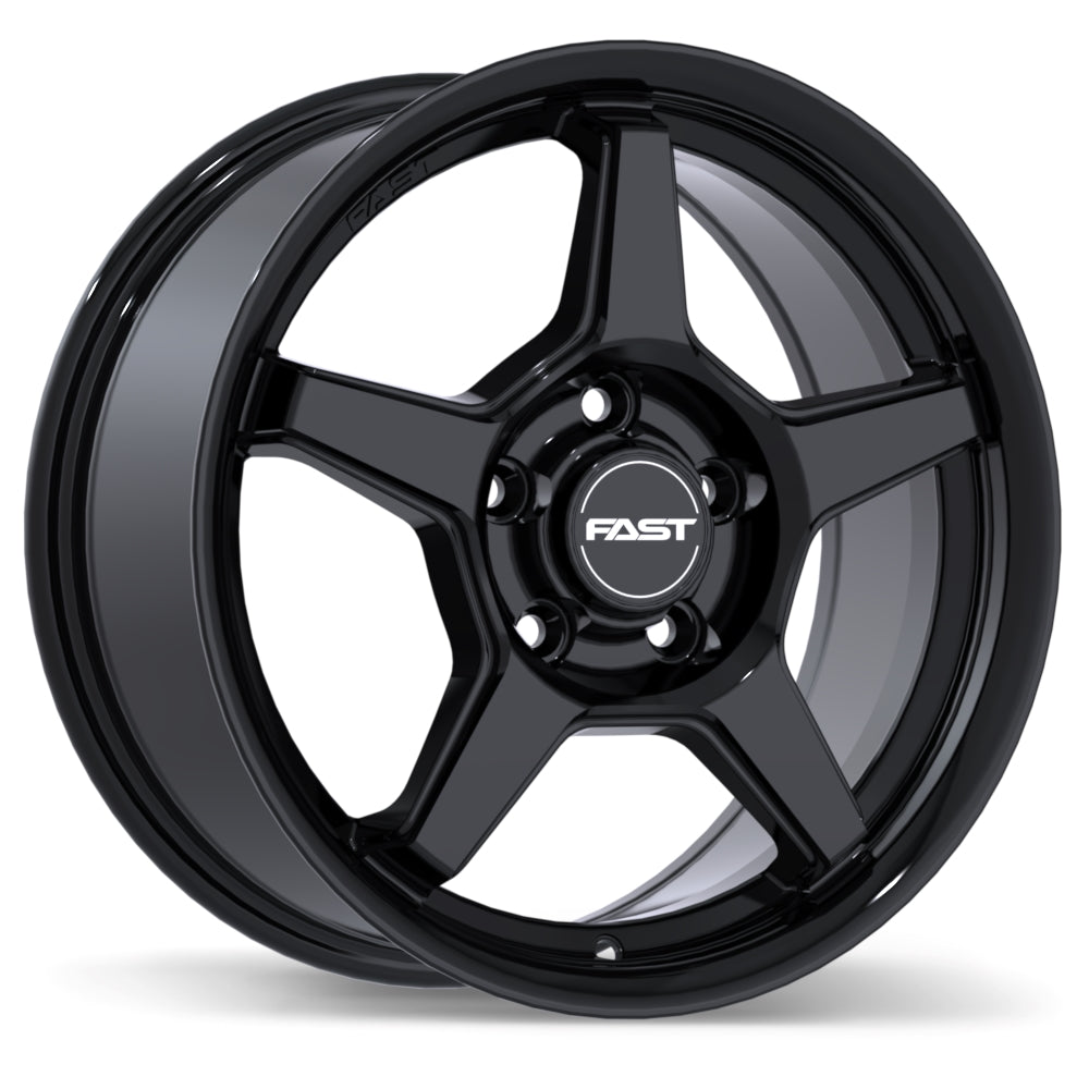 Fast Wheels Flair 16x7.0 5x114.3mm 45 64.1 Gloss Black
