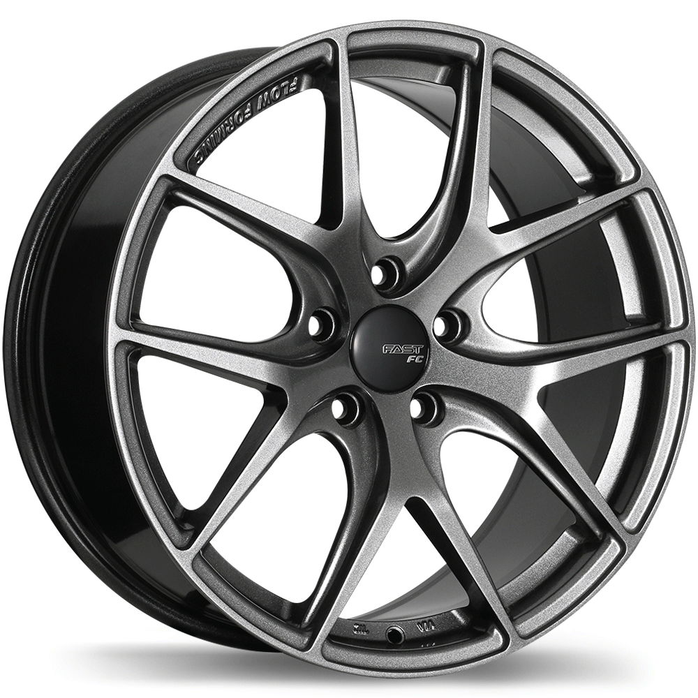 Fast Wheels Fc04 18x8.0 5x112mm +30 72.6 Titanium