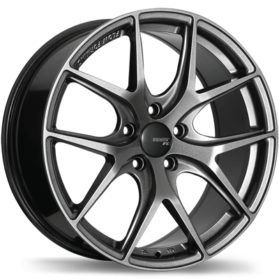Fast Wheels Fc04 17x8.0 5x112mm +45 66.5 Titanium