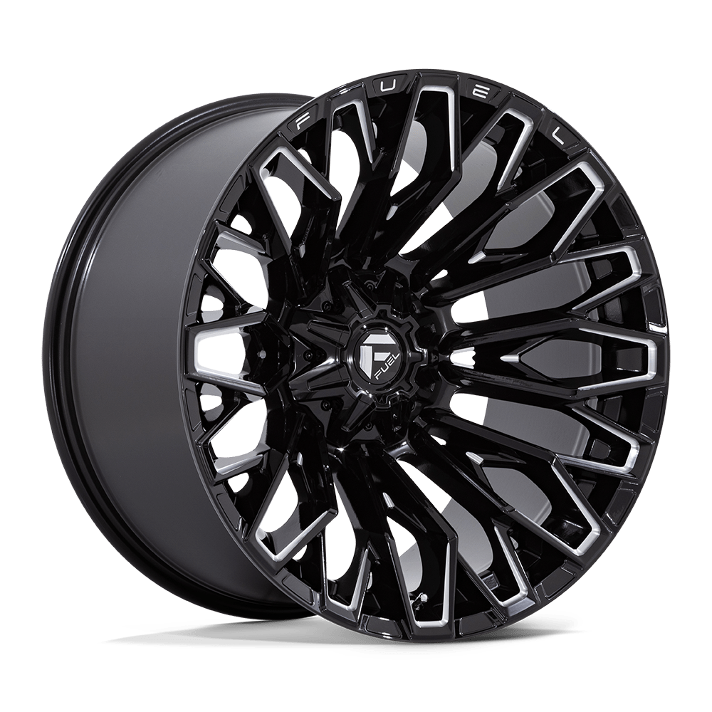 Fuel 1PC Fc865 Strike 22x12 5x127 / 5x135 -44 87.1 Gloss Black Milled