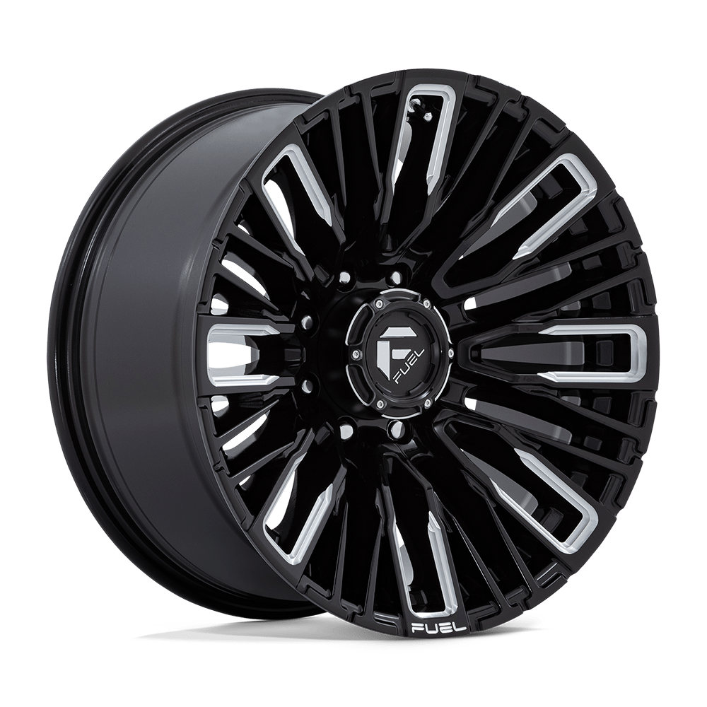 Fuel Off-Road D849 Rebar 20x10 8x180 -18 124.2 Gloss Black Milled