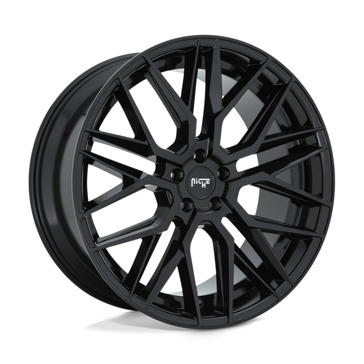 Niche 1PC M224 Gamma 22x10.5 5x130 35 84.1 Gloss Black