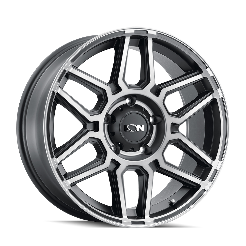 Ion Type 146 20x9 8x165.1 18 125.2 Matte Black Machined With Dark