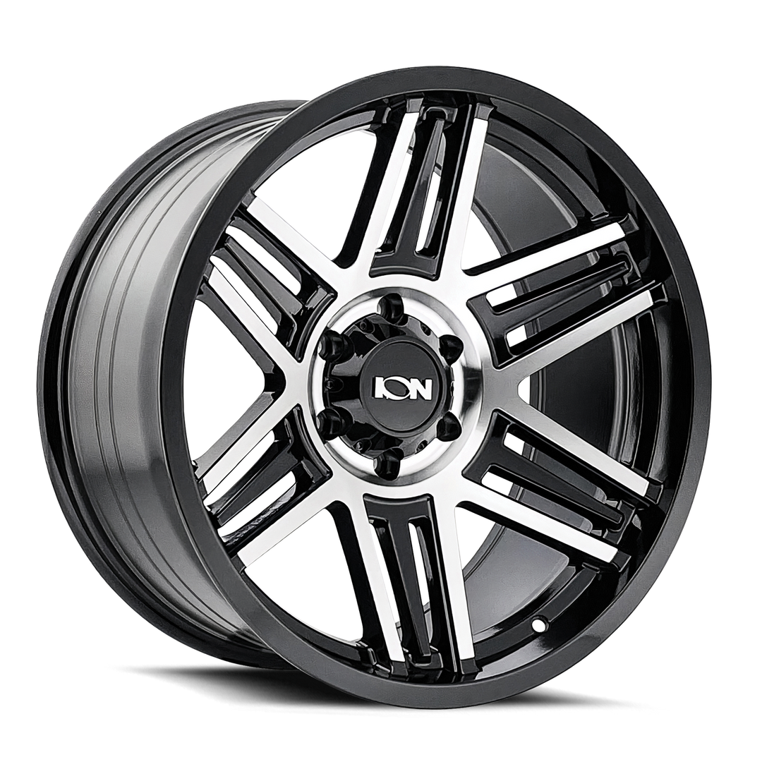 Ion Type 147 20x9 8x180 18 124.1 Gloss Black Machined