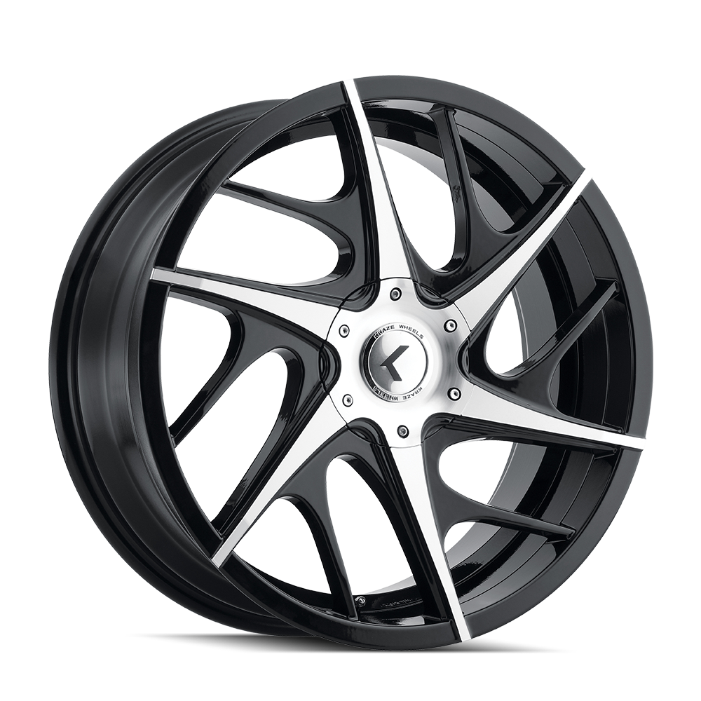 Kraze Rogue KR182 20x8.5 5x112 5x114.3 40 73.1 Gloss Black Machined