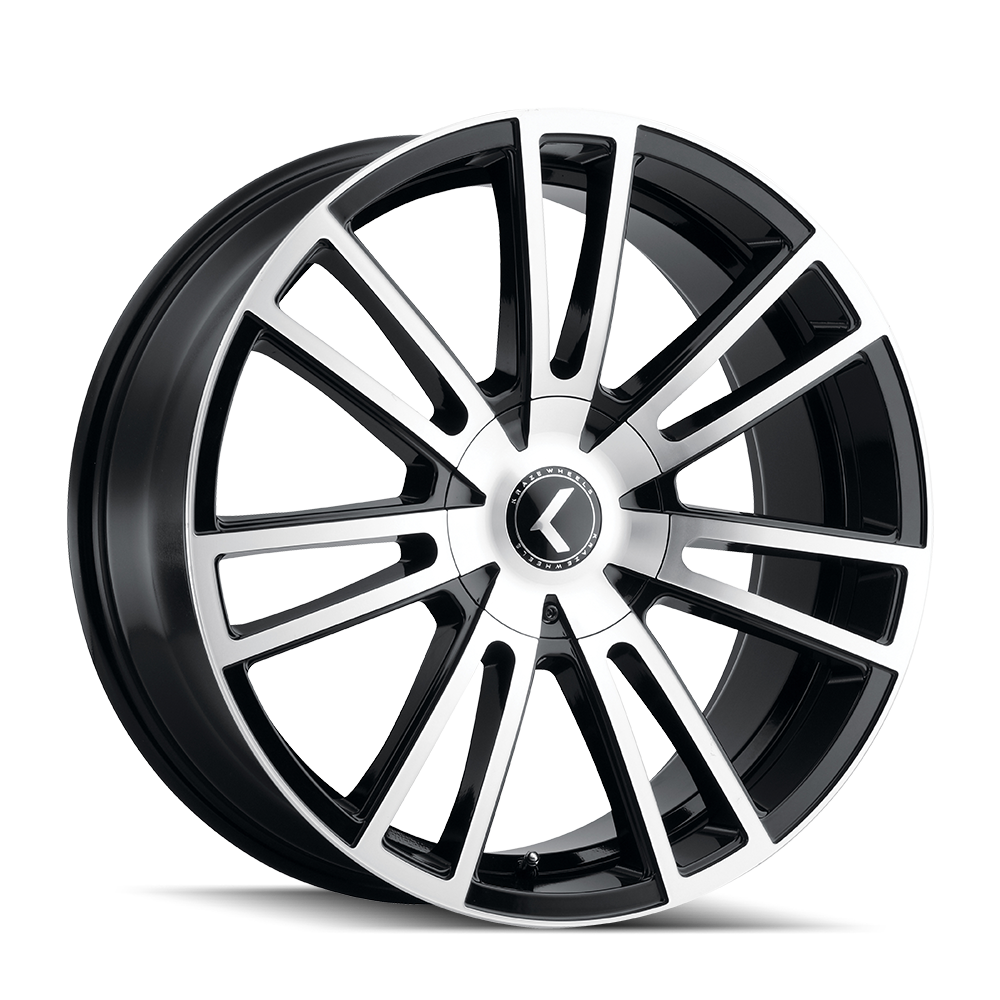 Kraze Spectra KR183 22x8.5 5x108 5x114.3 38 72.62 Gloss Black Machined