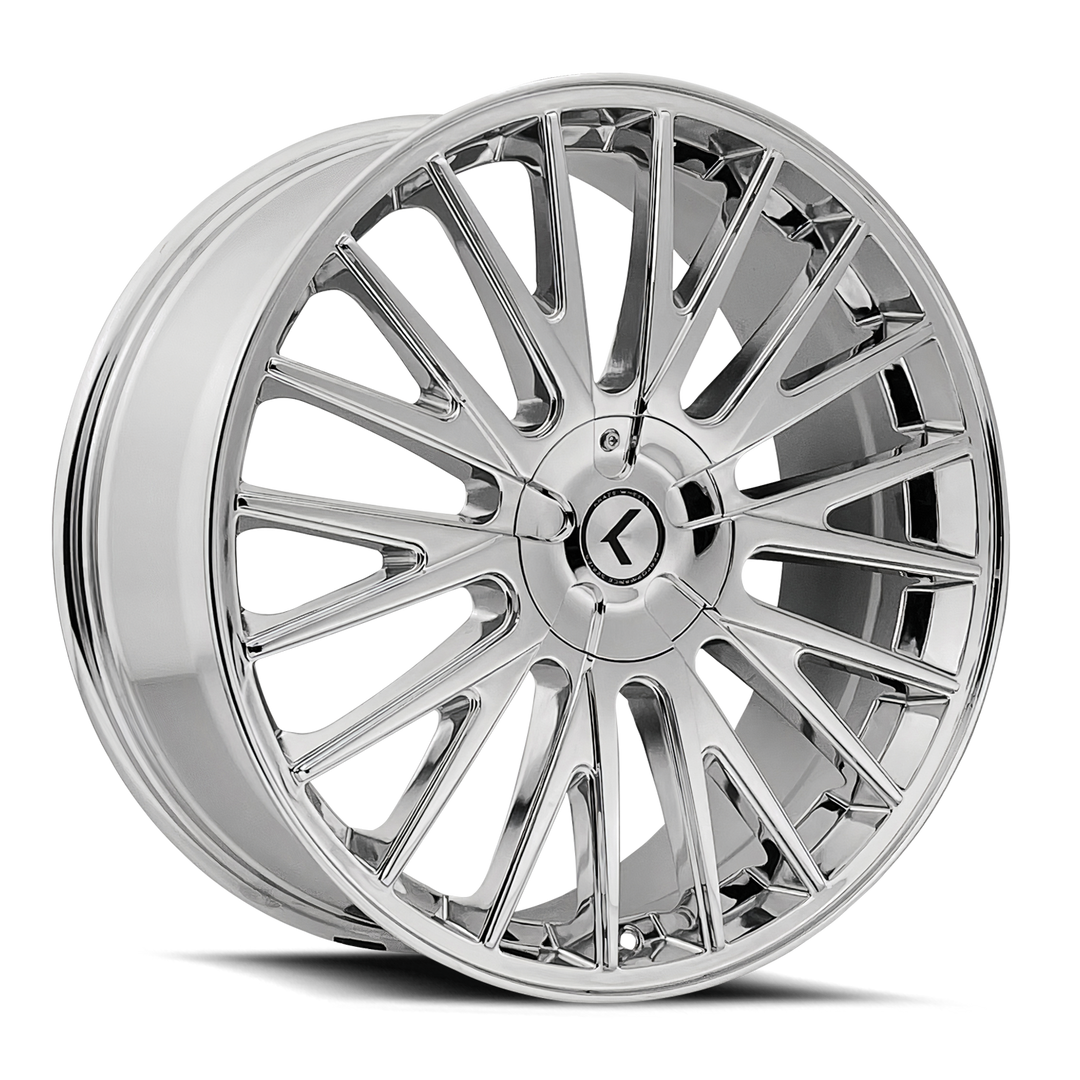 Kraze Double Down KR185 20x8.5 5x108 5x114.3 38 73 Chrome