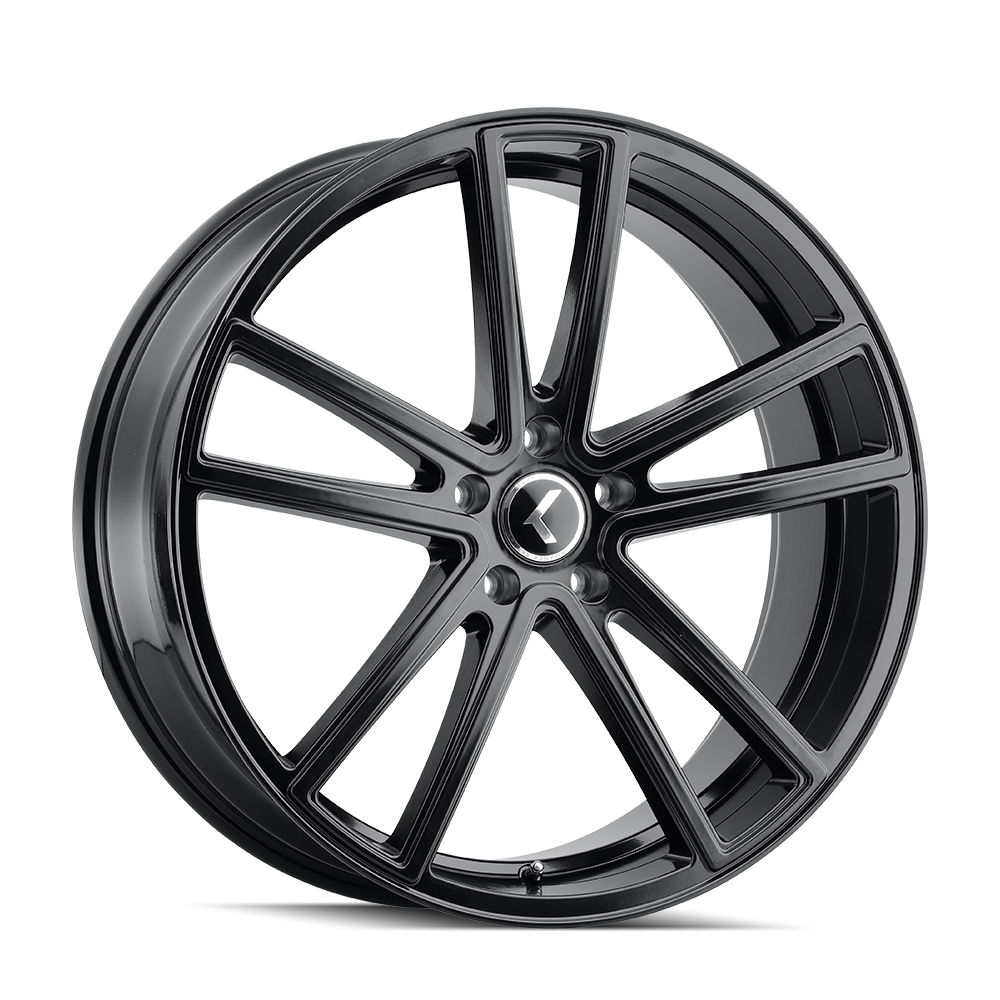 Kraze Lusso KR190 17x8 5x108 38 63.5 Gloss Black