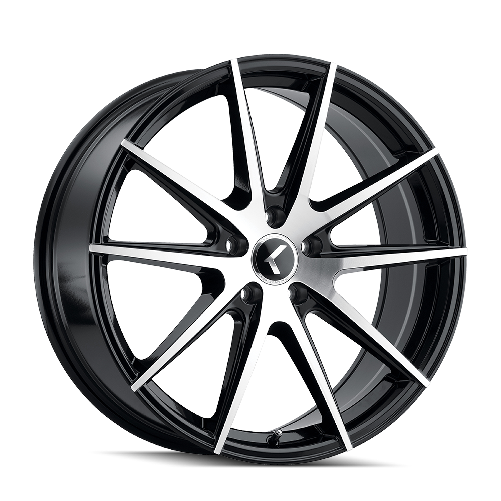 Kraze Turismo KR193 17x8 5x114.3 38 72.62 Gloss Black Machined