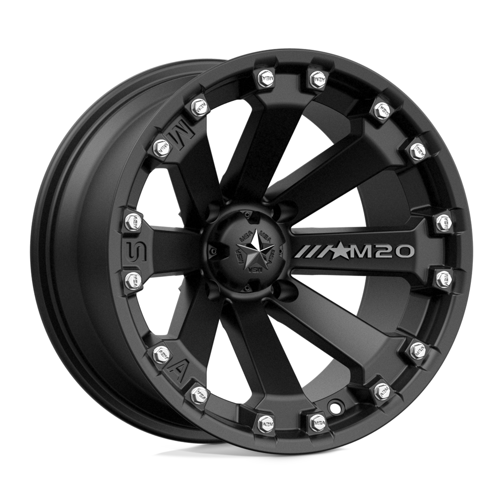 MSA Offroad Wheels M20 Kore 14x7 4x110 -52 86 Satin Black