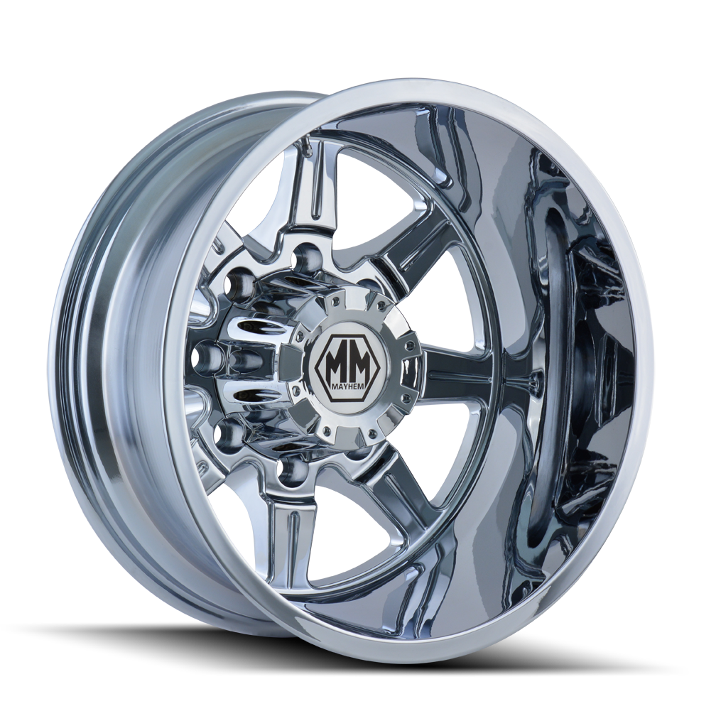 MAYHEM MONSTIR 8101 17x6.5 8x200  -140 142 REAR CHROME - TheWheelShop.ca