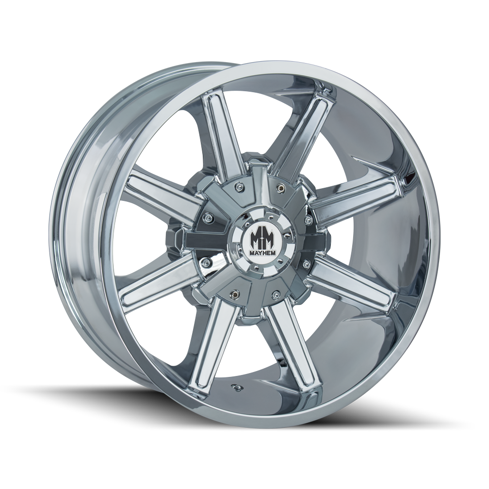 MAYHEM ARSENAL 8104 20x9 5x127 5x139.7 0 87 CHROME - TheWheelShop.ca