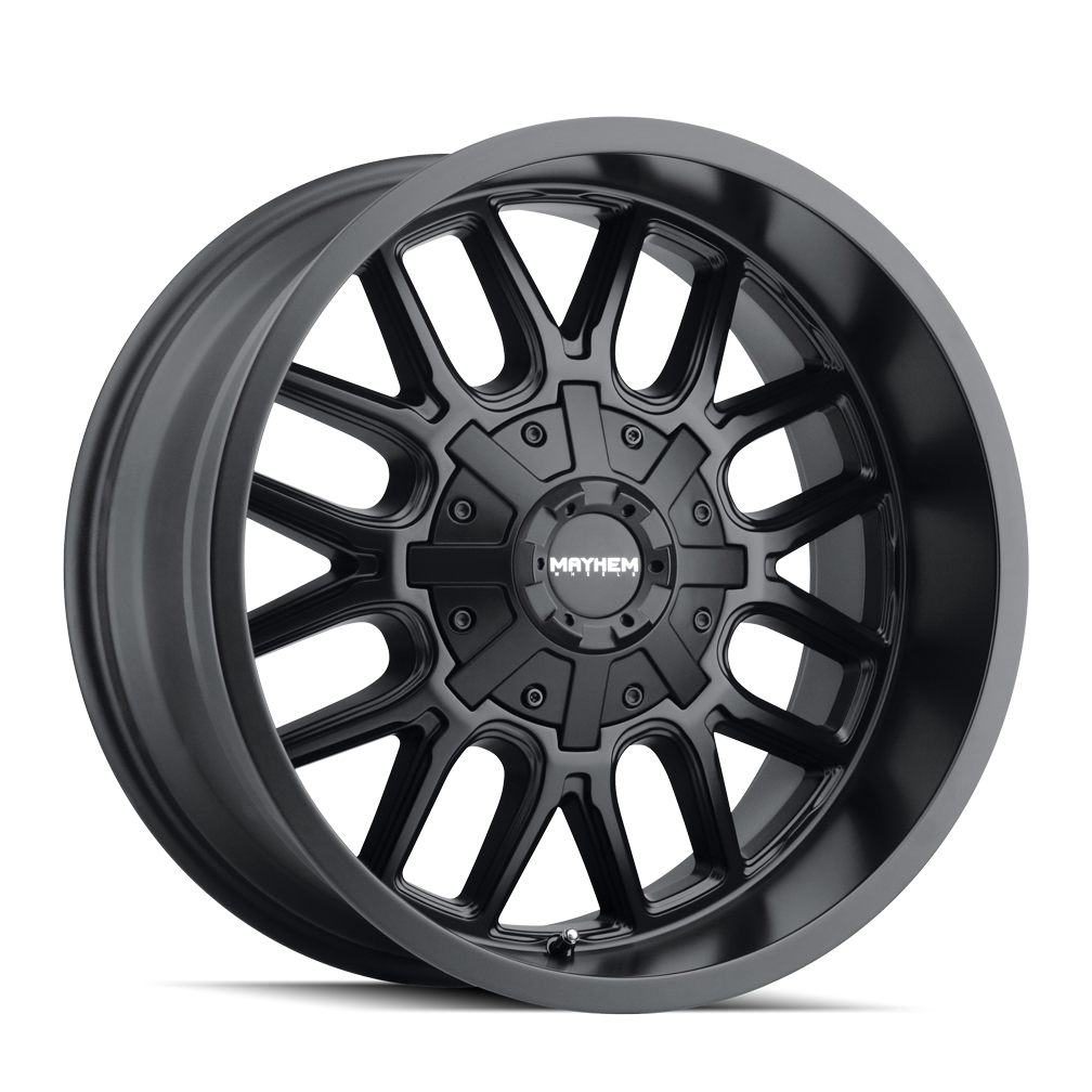 MAYHEM COGENT 8107 20x9 5x127 5x139.7 0 87.1 MATTE BLACK - TheWheelShop.ca