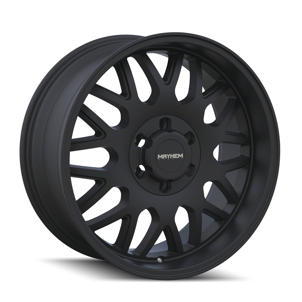 MAYHEM TRIPWIRE 8110 20x10 8x180  -19 124.1 MATTE BLACK - TheWheelShop.ca
