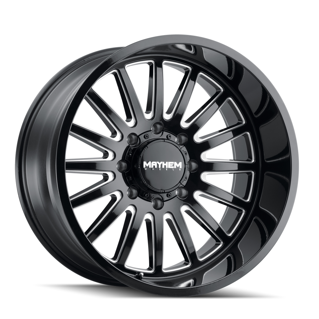 Mayhem Utopia 8114 22x12 8x170 -44 125.2 Gloss Black Milled