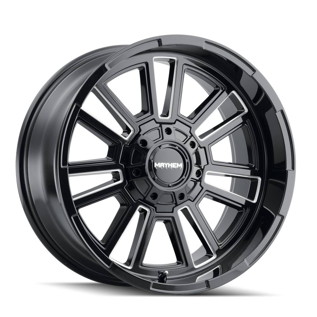 Mayhem Apollo 8115 20x10 6x135 6x139.7 -19 106 Gloss Black Milled
