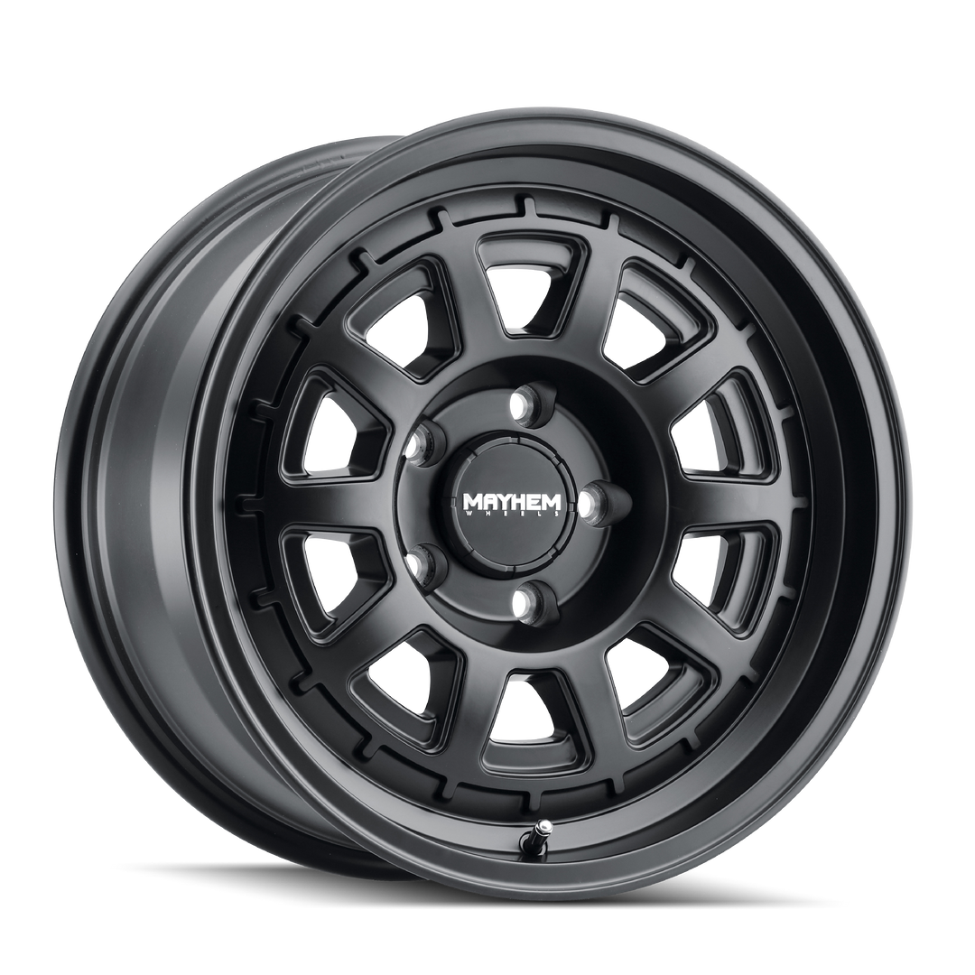 MAYHEM VOYAGER 8303 17x8.5 6x139.7  0 106 MATTE BLACK - TheWheelShop.ca