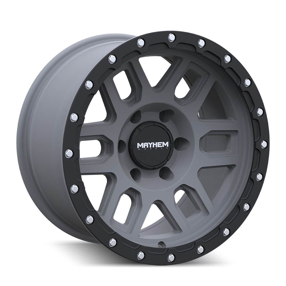 Mayhem Delta 8304 20x9 5x127 -12 78.1 Matte Gunmetal