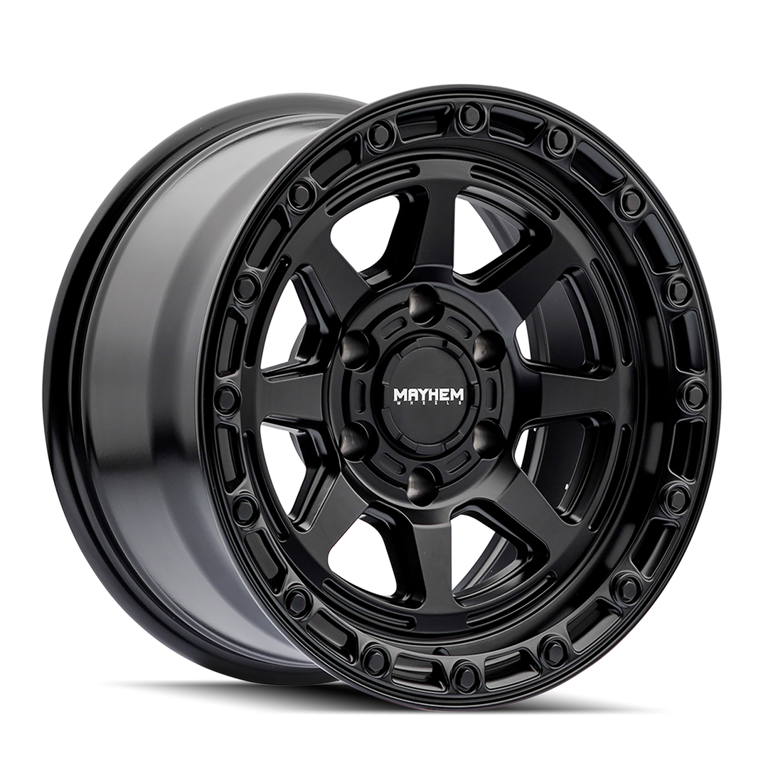 Mayhem Ridgeline 8306 17x8.5 6x139.7 -6 106.1 Satin Black