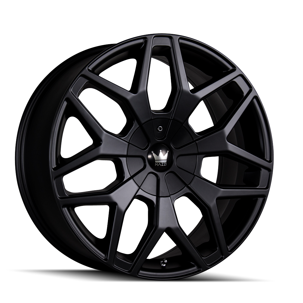 MAZZI PROFILE 367 22x9.5 5x127 5x139.7 18 87 MATTE BLACK - TheWheelShop.ca