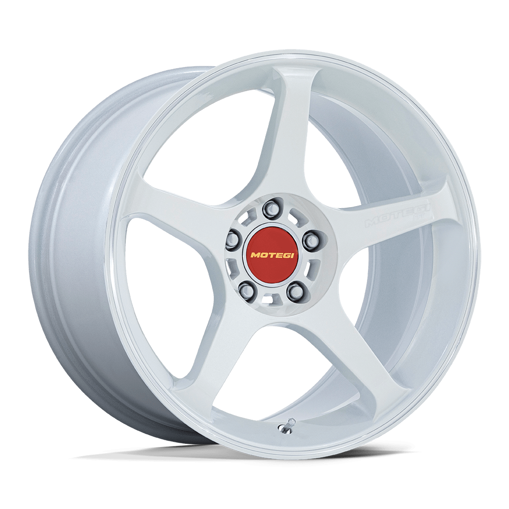 Motegi Mr159 Battle V 18x8.5 5x100 30 56.15 Matsuri White Pearl W/ Machined Lip Stripe