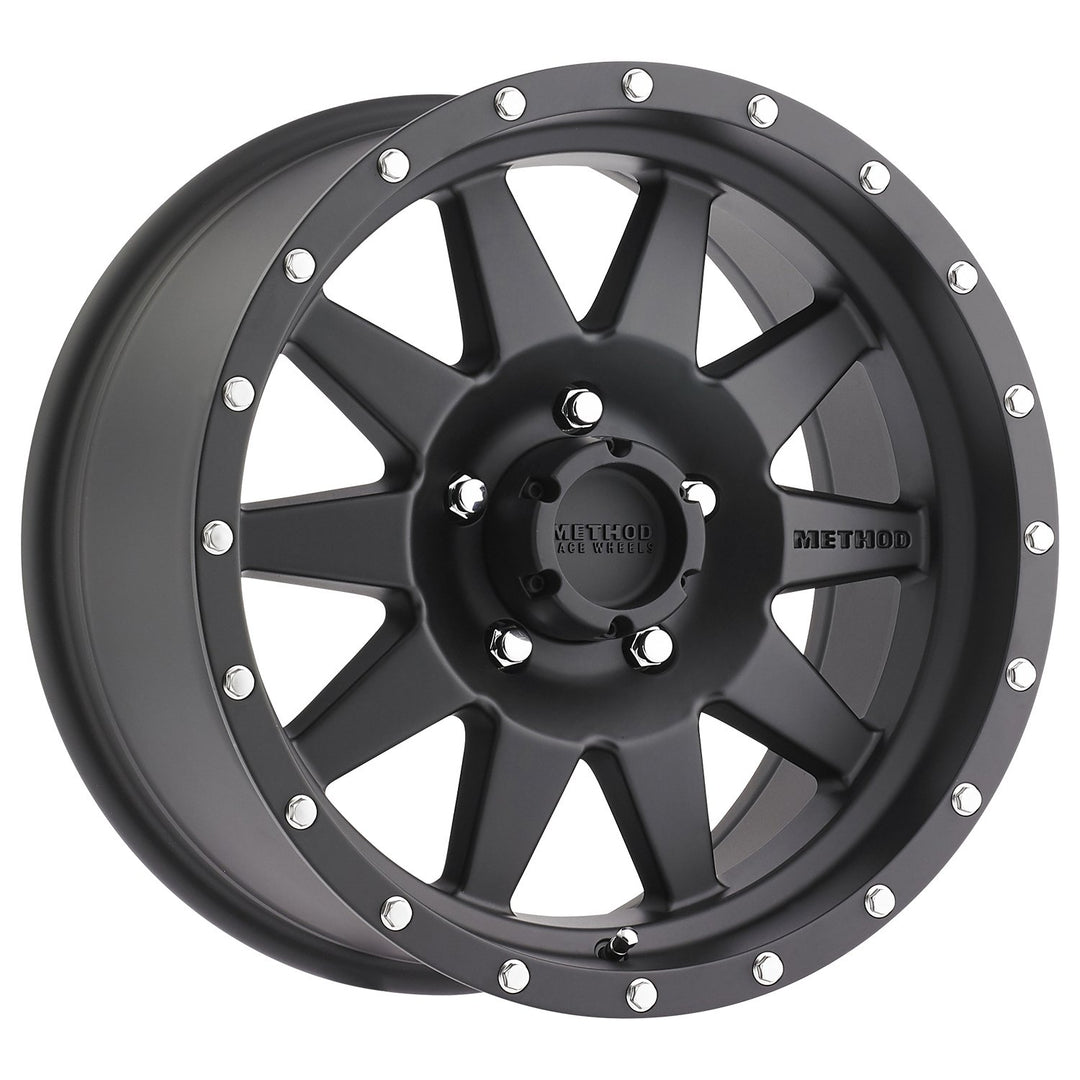 METHOD RACE WHEELS MR301 THE STANDARD 17X9 5X114.3 ET-12 83CB MATTE BLACK