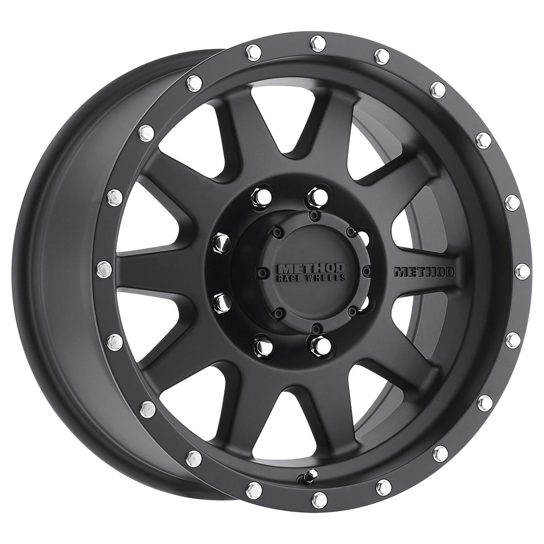 METHOD RACE WHEELS MR301 THE STANDARD 17X9 8X170 ET-12 130.81CB MATTE BLACK