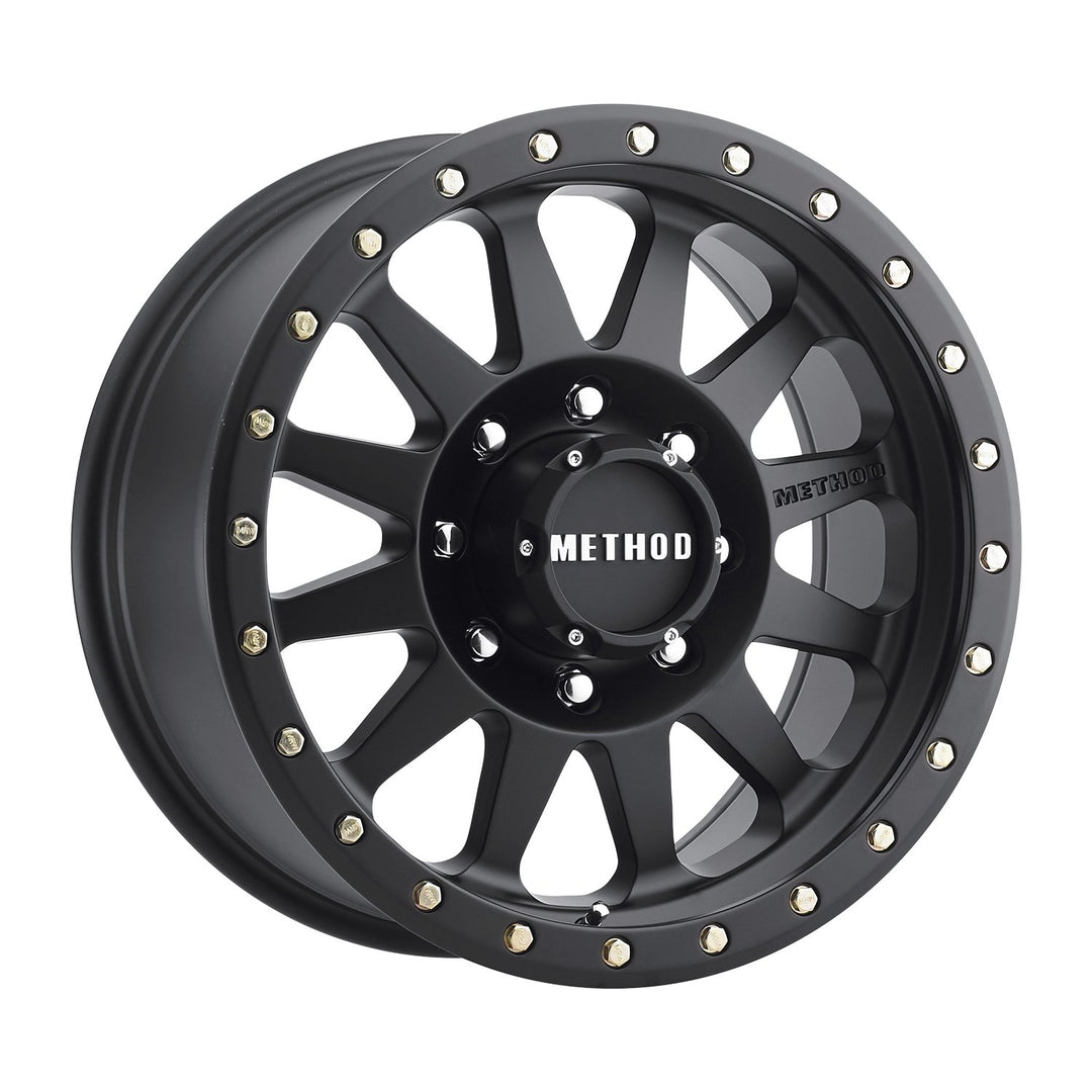 METHOD RACE WHEELS MR304 DOUBLE STANDARD 17X8.5 8X170 ET0 130.81CB MATTE BLACK