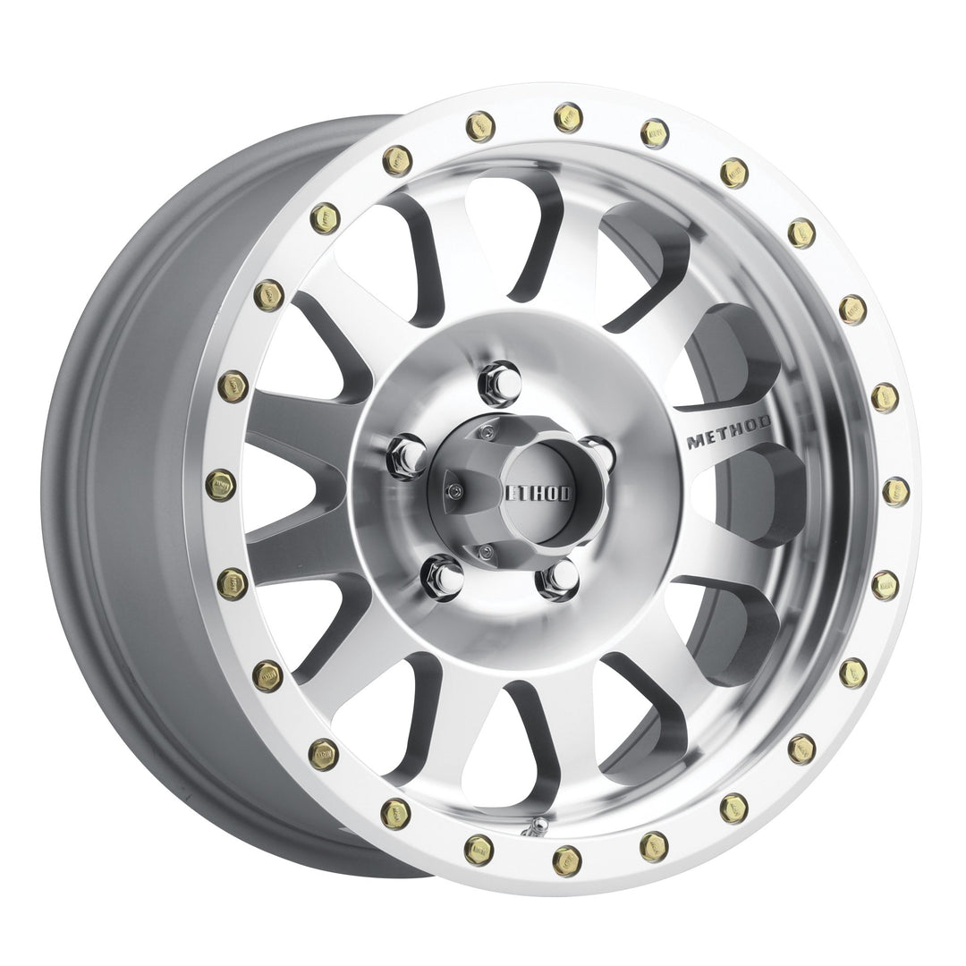 METHOD RACE WHEELS MR304 DOUBLE STANDARD 17X8.5 5X139.7 ET0 108CB MACHINED/CLEAR COAT
