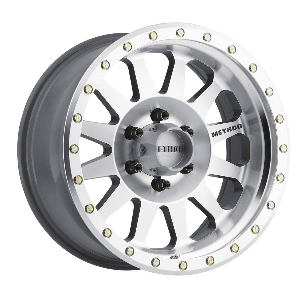 METHOD RACE WHEELS MR304 DOUBLE STANDARD 18X9 6X139.7 ET-12 108CB MACHINED/CLEAR COAT