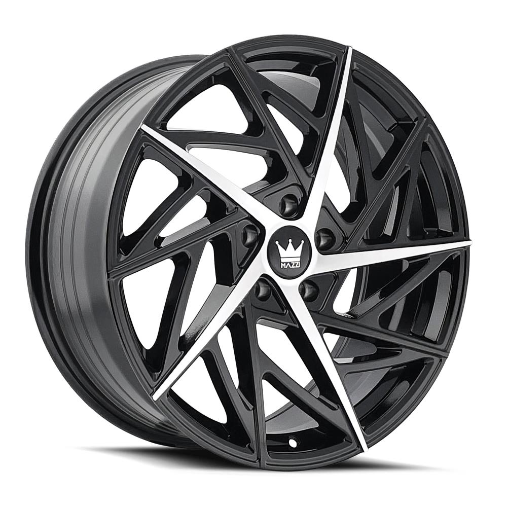 Mazzi Freestyle 377 20x8.5 5x114.3 35 72.6 Gloss Black Machined