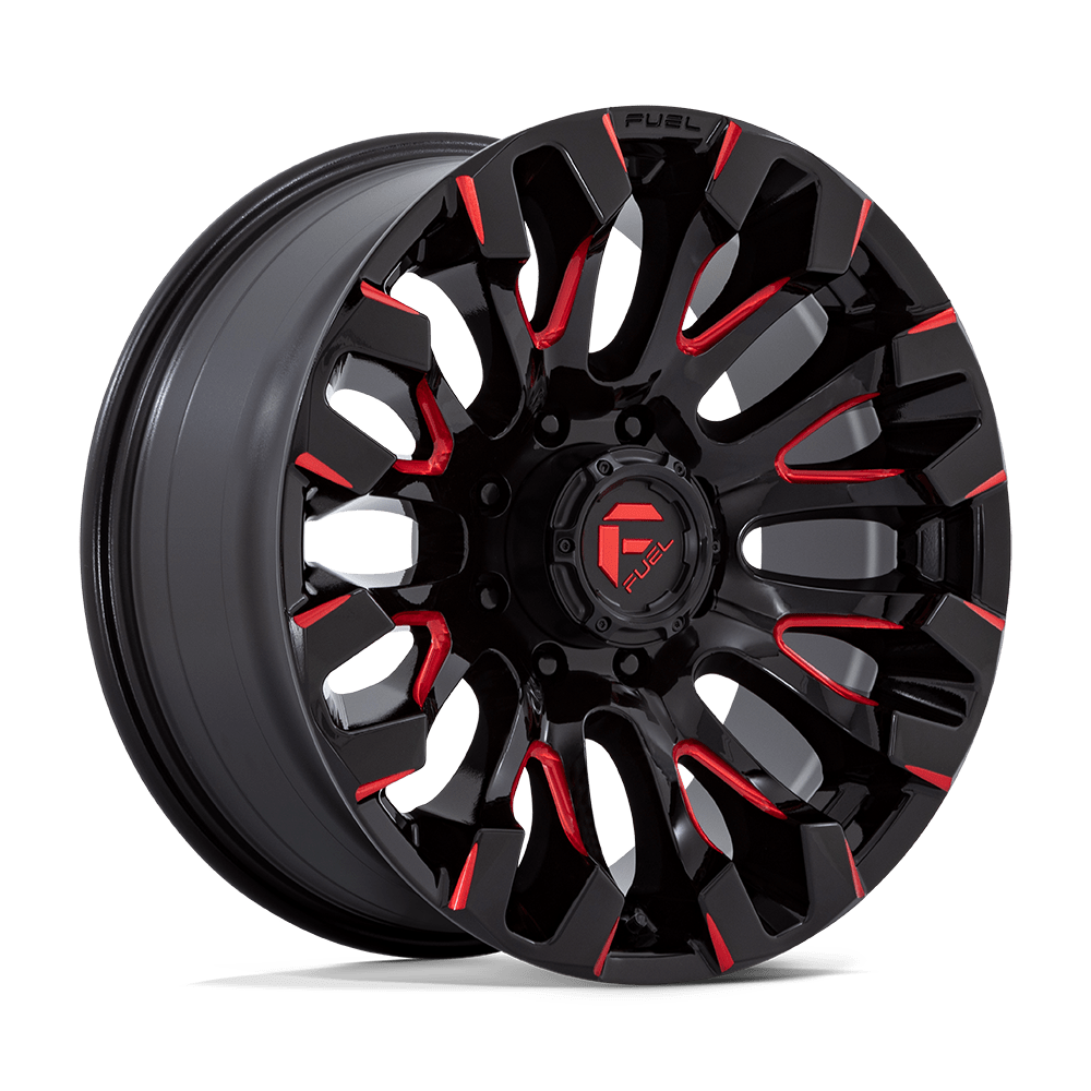 Fuel Off-Road D829 Quake 20x9 8x170 1 125.1 Gloss Black Milled Red Tint