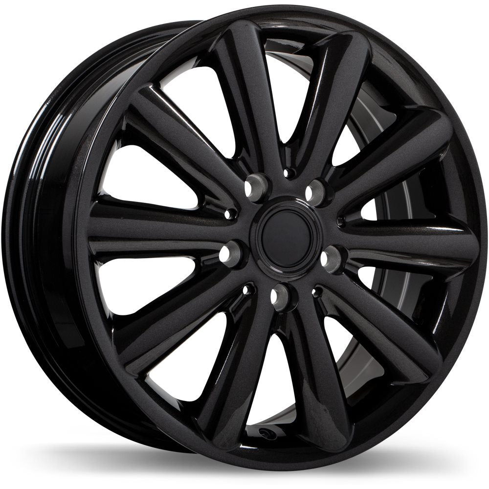 REPLIKA R181 16X6.5 5X112MM +54 66.6 TITANIUM BLACK - TheWheelShop.ca