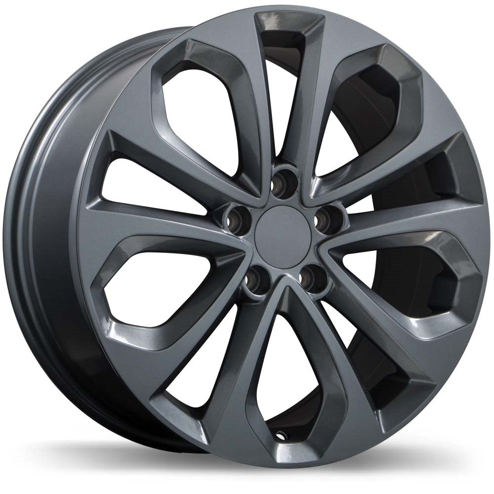 REPLIKA R191 18X8.0 5X114.3MM +50 64.1 GLOSS GUNMETAL - TheWheelShop.ca