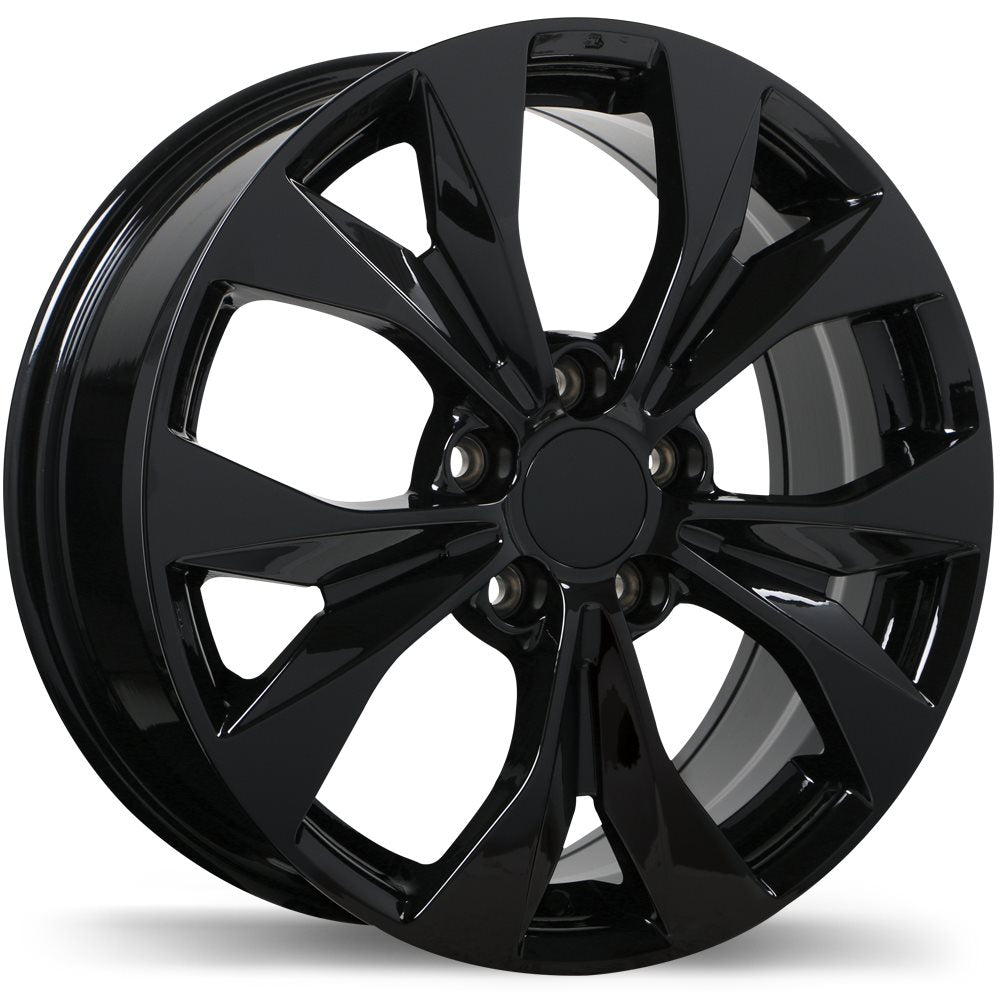 REPLIKA R192 17X7.0 5X114.3MM +45 64.1 GLOSS BLACK - TheWheelShop.ca