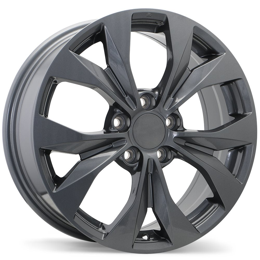 REPLIKA R192 17X7.0 5X114.3MM +45 64.1 GLOSS GUNMETAL - TheWheelShop.ca