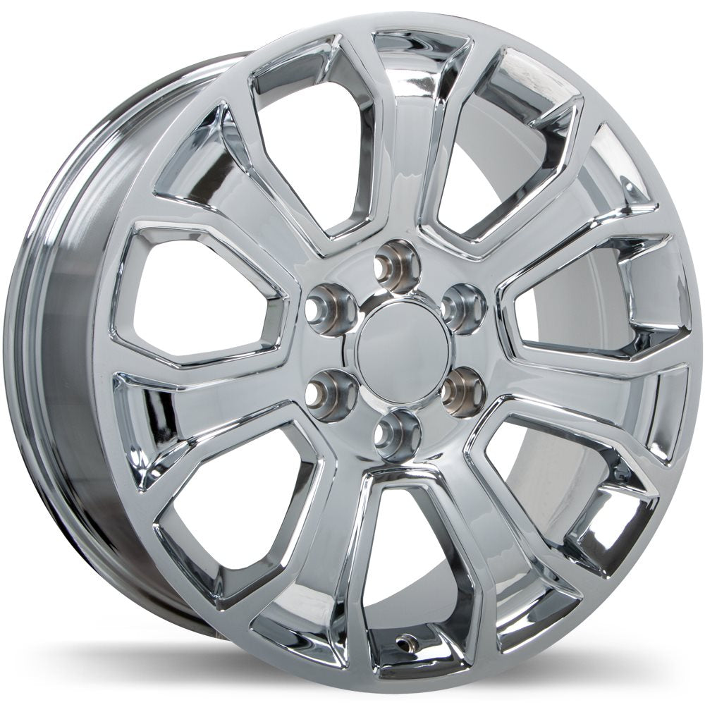 REPLIKA R204 20X9.0 6X139.7MM +24 78.1 CHROME - TheWheelShop.ca