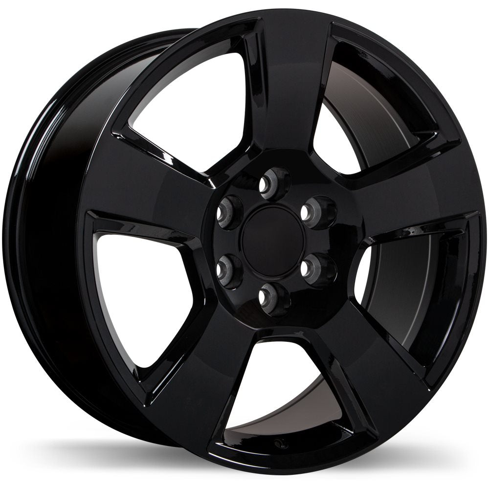 REPLIKA R211 20X9.0 6X139.7MM +27 78.1 GLOSS BLACK - TheWheelShop.ca