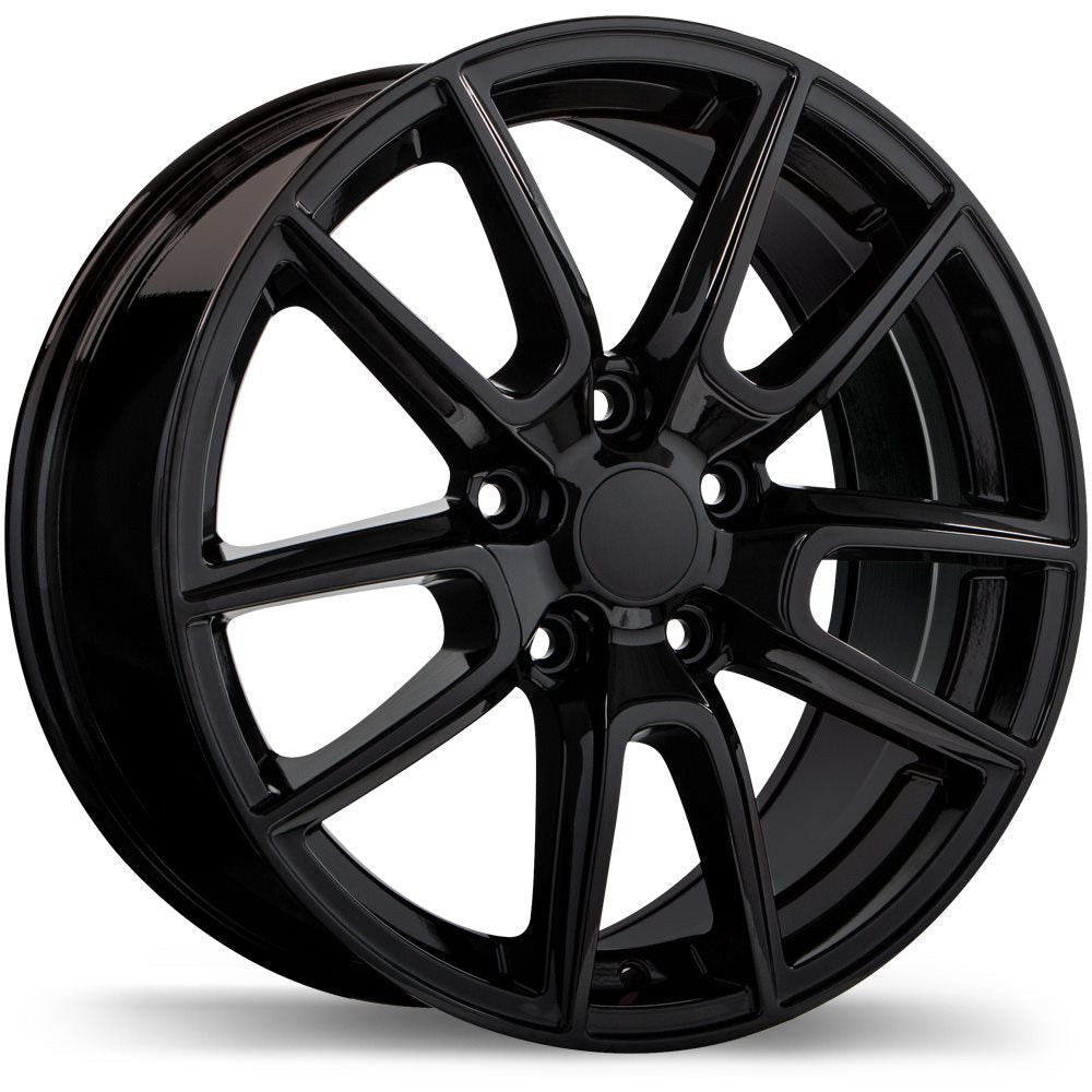 REPLIKA R228 18X8.0 5X127MM +45 71.5 GLOSS BLACK - TheWheelShop.ca