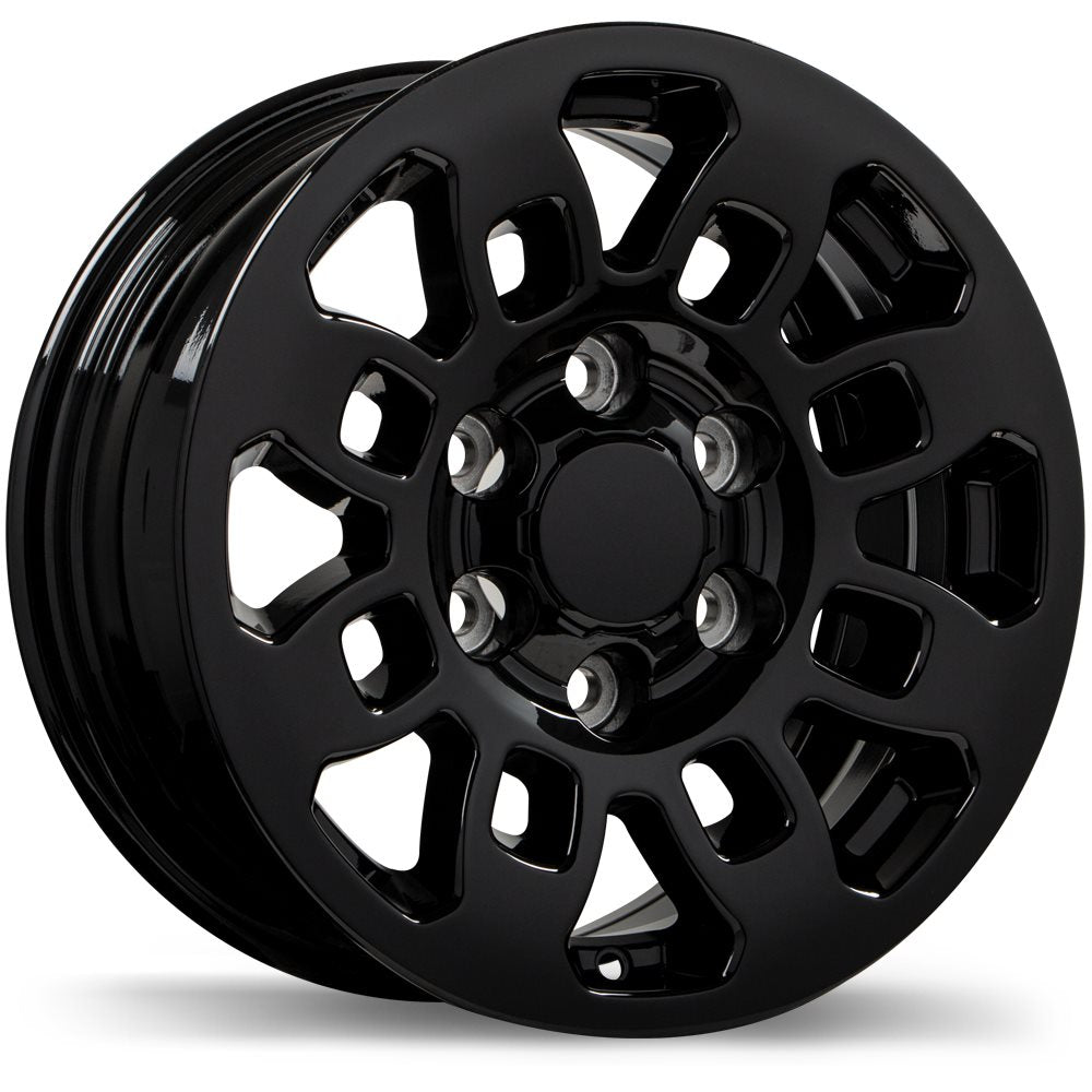 REPLIKA R239 16X7.0 6X139.7MM +13 106.1 GLOSS BLACK - TheWheelShop.ca