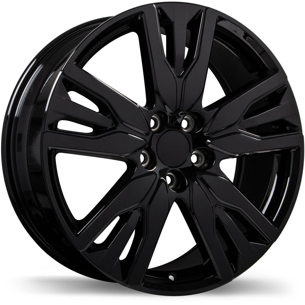 REPLIKA R244 20X8.0 5X120MM +55 64.1 GLOSS BLACK - TheWheelShop.ca