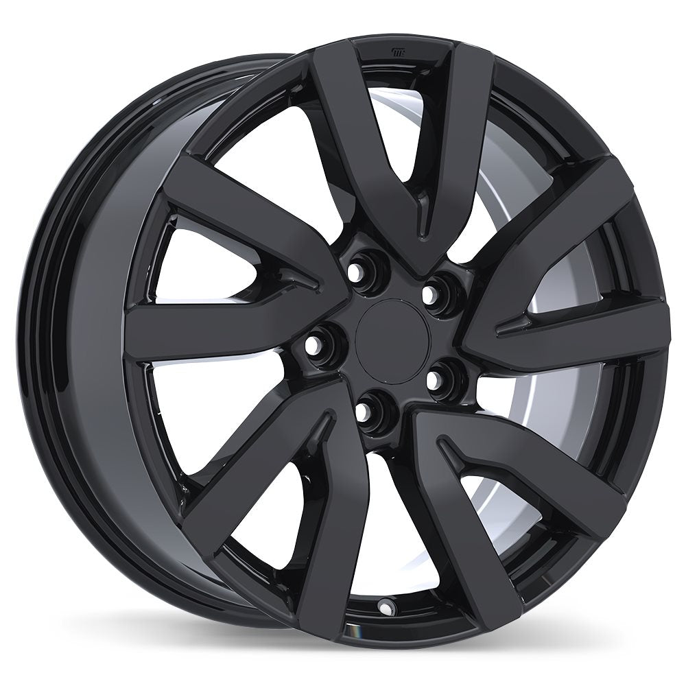 REPLIKA R249 18X8.0 5X120MM +55 64.1 GLOSS BLACK - TheWheelShop.ca