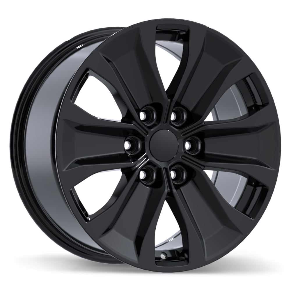 Replika R250 18x8.5 6x135 +44 87.1 Gloss Black – The Wheel Shop CA INC